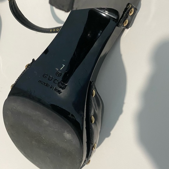 Gucci Black 190937 Platforms US 7B - Picture 5 of 9